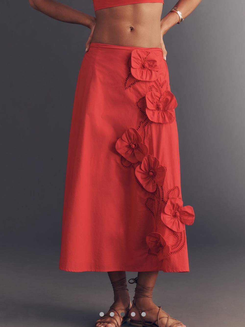 Anthropologie Appliqué skirt - Picture 2 of 7